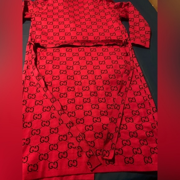 Gucci Monogram Button-Up long cardigan - Picture 6 of 8